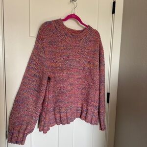 Free People Multicolor Knit Sweater